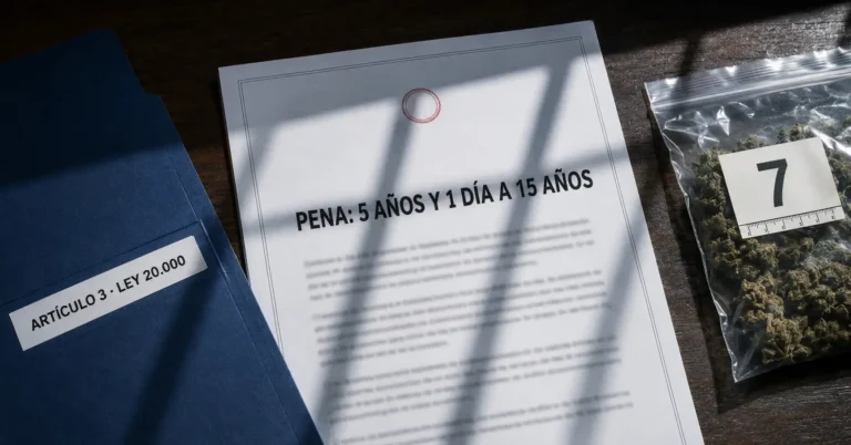 Tráfico de drogas en Chile: penas y condenas